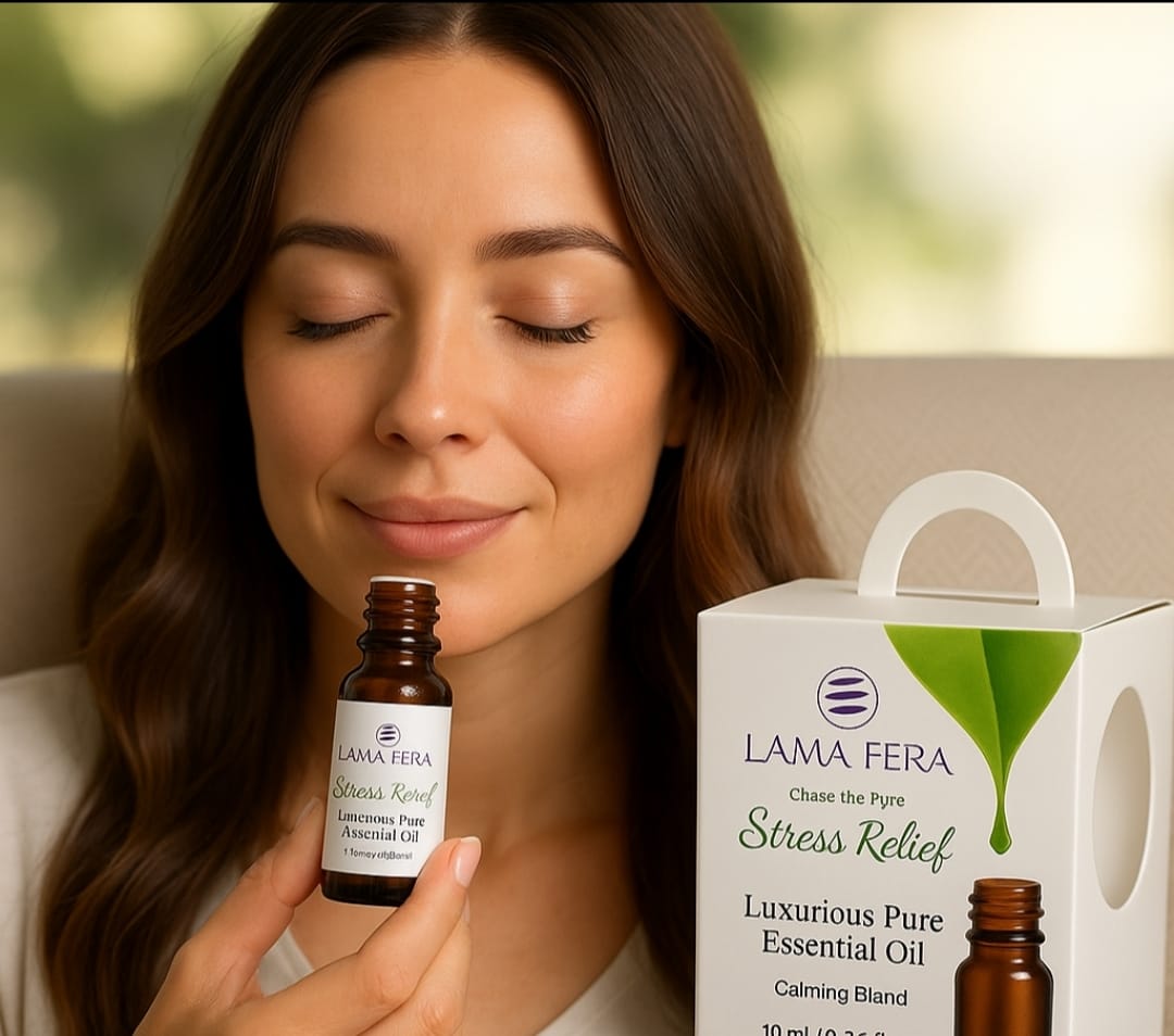 LAMA_FERA™ Stress-Relief Luxurious Pure Essential Oil Calming Blend