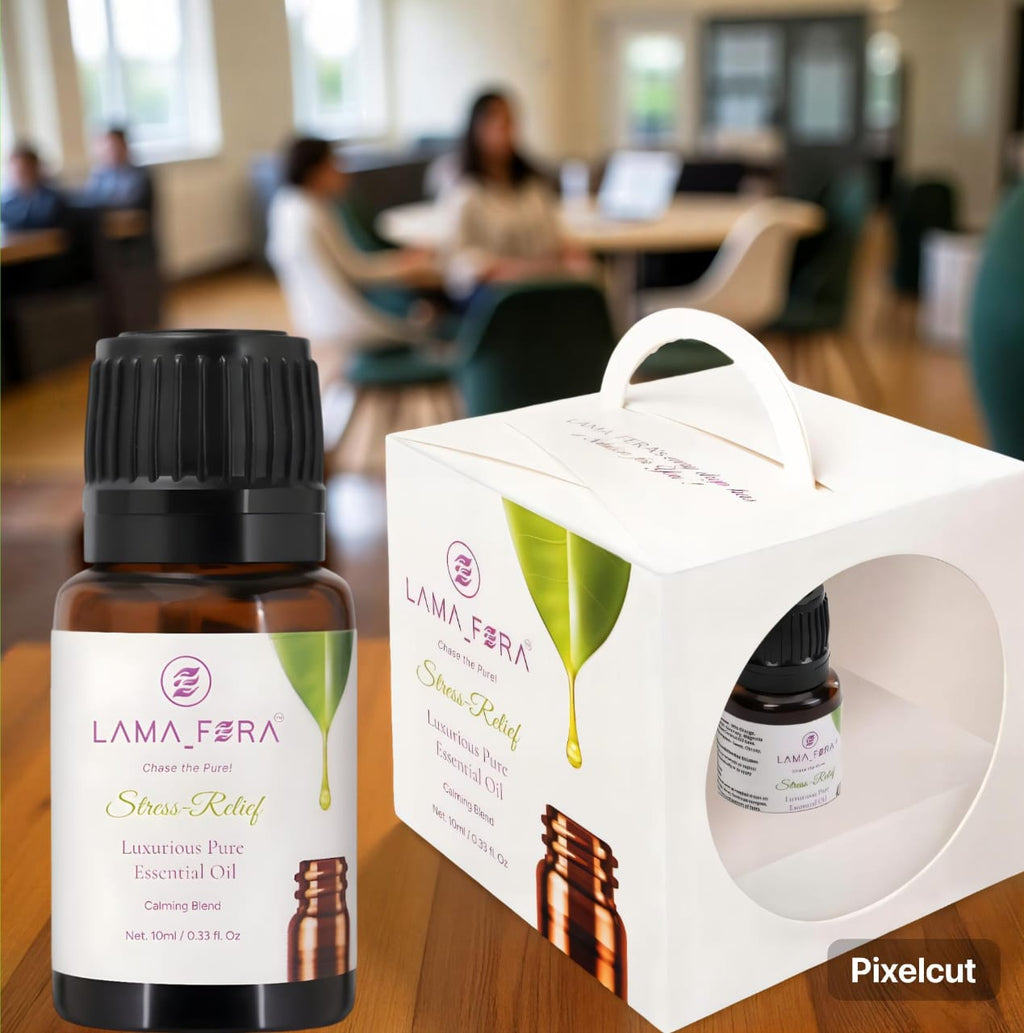 LAMA_FERA™ Stress-Relief Luxurious Pure Essential Oil Calming Blend