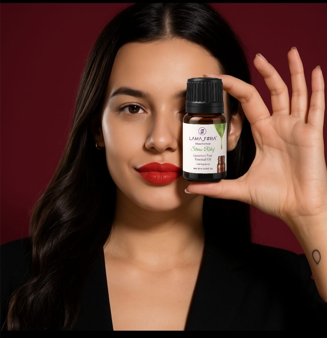 LAMA_FERA™ Stress-Relief Luxurious Pure Essential Oil Calming Blend