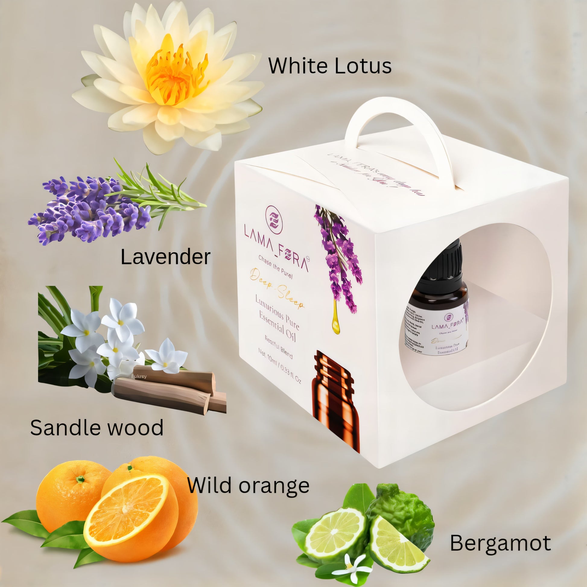 LAMA_FERA™ Deep-Sleep Luxurious Pure Essentials Oil Restful Blend